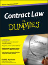 Contract Law For Dummies (eBook)